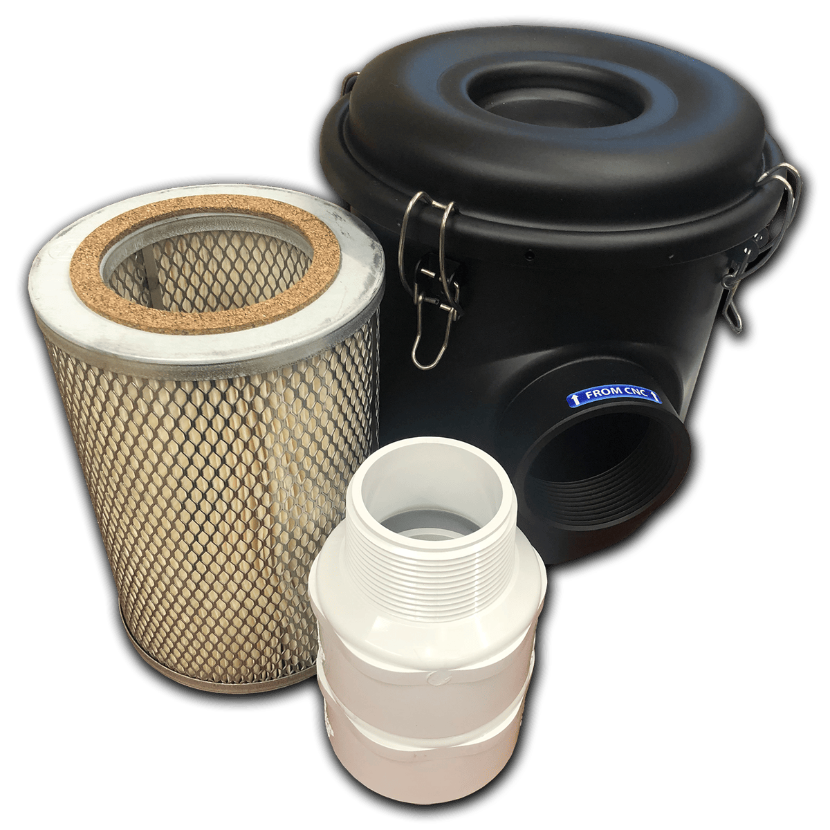 Canister Filter for Hurricane or Cyclone Vacuum Systems Black Box Vacuum